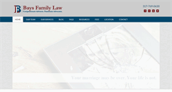 Desktop Screenshot of baysfamilylaw.com